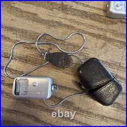 Lot of 3 Vintage MINOX Wetzlar Subminiature Cameras & Light Meter