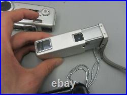 Lot of 9 Minolta 16 Spy Subminiature, 16 II & 16 PS & 16 MG S Film Camera READ