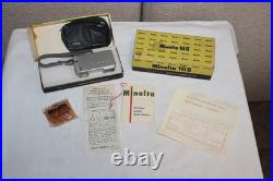 MIB Vintage MINOLTA 16II Push-Pull Camera with Original Paperwork