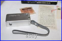 MIB Vintage MINOLTA 16II Push-Pull Camera with Original Paperwork