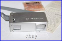 MIB Vintage MINOLTA 16II Push-Pull Camera with Original Paperwork