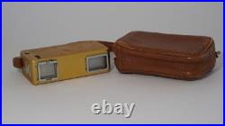 MINOLTA 16 MINI SUBMINIATURE SPY CAMERA 22mm ROKKOR Lens Japan Vintage