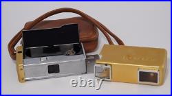 MINOLTA 16 MINI SUBMINIATURE SPY CAMERA 22mm ROKKOR Lens Japan Vintage