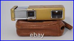 MINOLTA 16 MINI SUBMINIATURE SPY CAMERA 22mm ROKKOR Lens Japan Vintage