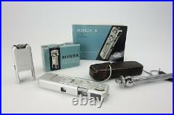 MINOX B Miniaturkamera 945723 Complan 15mm f3,5 Blitzgerät Stativ jh073