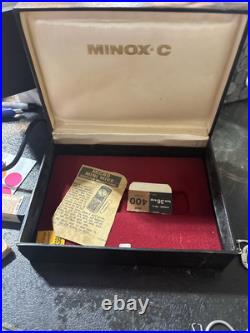 MINOX C Vintage Film Camera with Right Angle Viewer Attachment Instruction Book
