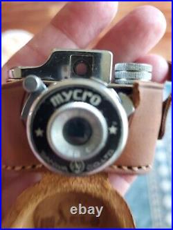 MYCRO Camera made in Japan Vintage 1950's Micro Camera In Case free ship