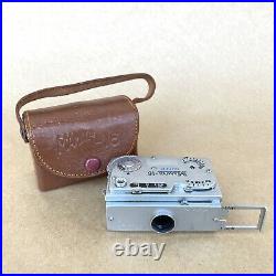 Mamiya-16 Super Subminiature Spy Film Camera With 25mm 13.5 Lens & Case, VINTAGE