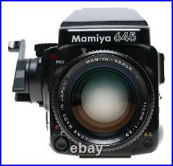 Mamiya 645 Pro Medium Format Film Camera Sekor C 110mm 12.8 N