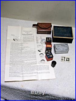 Mamiya Super 16 Vintage Mini Spy Camera With Case, Extras Mamiya Super 16 Vintage Mini Spy Camera With Case, Extras