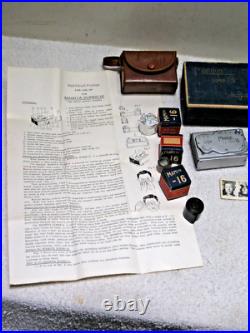 Mamiya Super 16 Vintage Mini Spy Camera With Case, Extras Mamiya Super 16 Vintage Mini Spy Camera With Case, Extras