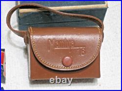 Mamiya Super 16 Vintage Mini Spy Camera With Case, Extras Mamiya Super 16 Vintage Mini Spy Camera With Case, Extras