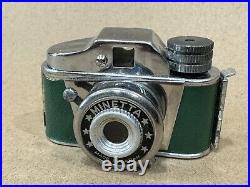 Minetta Green Leatherette Hit Type Vintage subminiature Camera