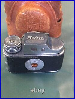 Miniature Camera-Spy Camera with Original leather case-Beica Vintage Japan