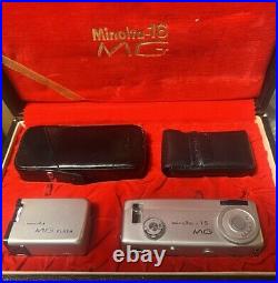 Minolta 16MG-S Miniature Spy Film Vintage Camera withFlash, Case, Manual, Accessories Minolta 16MG-S Miniature Spy Film Vintage Camera withFlash, Case, Manual, Accessories