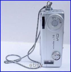 Minolta 16MG Vintage Pocket Film Camera ROKKOR Original Box Flash Lens Filter