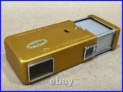 Minolta 16 Gold / Yellow Vintage Subminiature Spy Camera Clean