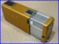 Minolta 16 Gold / Yellow Vintage Subminiature Spy Camera Clean