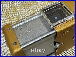 Minolta 16 Gold /Yellow Vintage Subminiature Spy Camera Nice Collectible