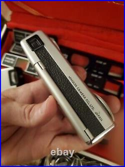 Minolta 16 MG-S Spy Camera Set Filters Flashgun Close Up Lenses Vintage RARE