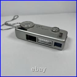 Minolta-16 MG Subminiature Film Camera With Leather Holder Case VINTAGE Clean