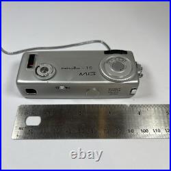 Minolta-16 MG Subminiature Film Camera With Leather Holder Case VINTAGE Clean