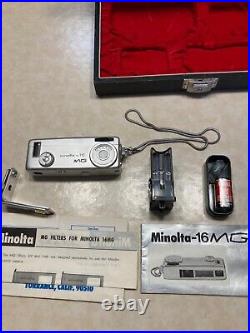Minolta 16 MG Subminiature Spy Film Camera Complete E. C. VINTAGE