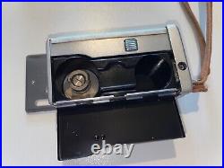Minolta 16 Sub miniature Vintage Camera with leather case. ROKKOR f 3.5 25mm