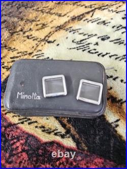 Minolta 16 Subminiature 16mm Film Spy Camera Vintage Includes Bag And 2 Lenses