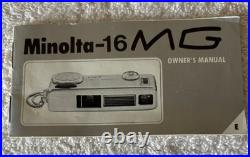 Minolta-16 Vintage Camera MG kit