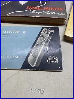 Minox B Spy Camera & asessories Lot Vintage