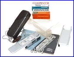 Minox B Spy Espionage Subminiature Film Camera Flash Chain Pouch Manual