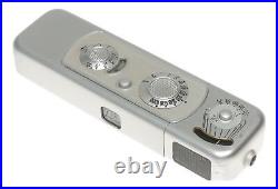 Minox B Sub miniature spy camera with light exposure meter pouch and chain