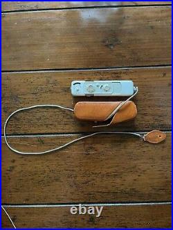 Minox-B Subminiature Camera with Leather Case, Chain Vintage