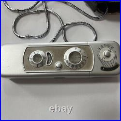 Minox B Subminiature Spy Camera Leather Case And Chain Vintage Camera