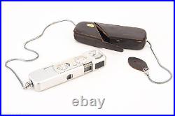Minox B Subminiature Spy Camera with Complan 15mm f/3.5 Lens & Case Vintage V21
