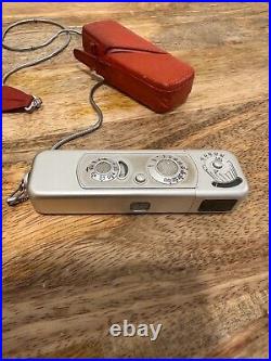 Minox B Vintage 1960's Miniature Spy Camera with Case