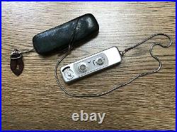 Minox B (Wetzler) Sub-Miniature Spy Film Camera With Chain & Leather Case
