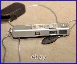 Minox B subminiature spy camera case chain vintage collectible made in Germany