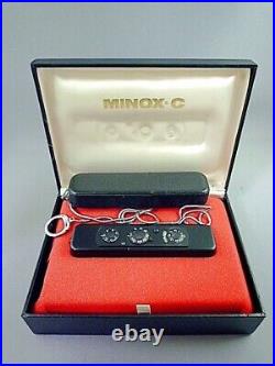 Minox C Spy Camera Black with Box Case Manual Vintage Tested Excellent