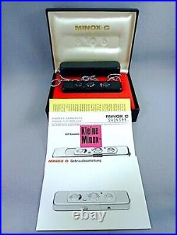 Minox C Spy Camera Black with Box Case Manual Vintage Tested Excellent