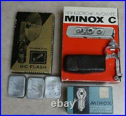 Minox C Spy Camera In Case, & Accessories