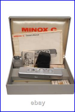 Minox C Western German Subminiature spy camera 1969-1978 vintage VG working