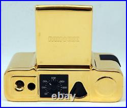 Minox M. D. C Collection 24 Carat Gold 35mm Film Camera c/w Cabinet, Box & Papers
