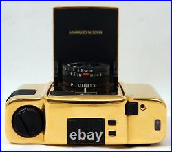 Minox M. D. C Collection 24 Carat Gold 35mm Film Camera c/w Cabinet, Box & Papers