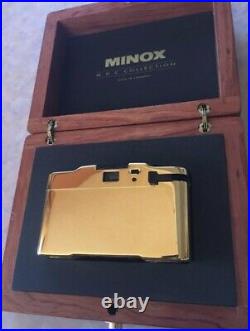 Minox M. D. C Collection 24 Karat Gold 35mm Film Camera And Case