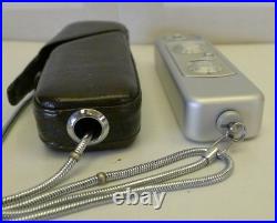 Minox Vintage Model B Film Camera +Leather Case, Serpent Chain & Manual -TESTED