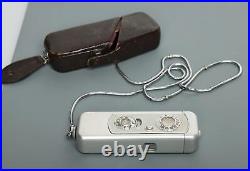 Minox Wetzlar A IIIs Vintage Subminiature Spy Film Camera with Leather Case
