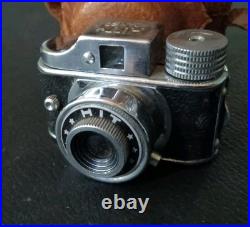 Mycro Patents Vintage Subminiature Hit Spy Film Camera With 20mm 4.5 Lens & Case Mycro Patents Vintage Subminiature Hit Spy Film Camera With 20mm 4.5 Lens & Case