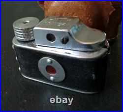 Mycro Patents Vintage Subminiature Hit Spy Film Camera With 20mm 4.5 Lens & Case Mycro Patents Vintage Subminiature Hit Spy Film Camera With 20mm 4.5 Lens & Case